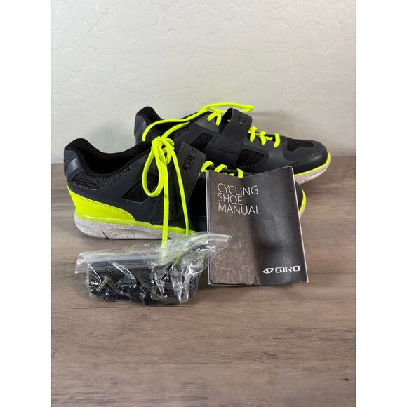 Giro‎ Whynd Black Yellow Road Cycling Shoes Men\'s 10.5 EU 43 New without Box main image 5